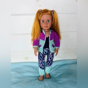 Our Generation Doll (long red hair/blue eyes)